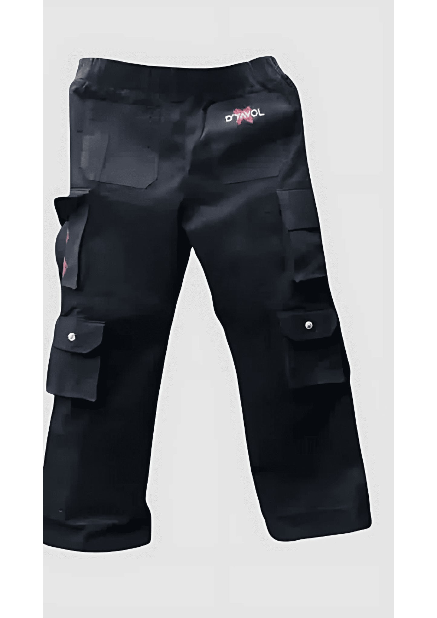 D’YAVOL Black Cargo Pants