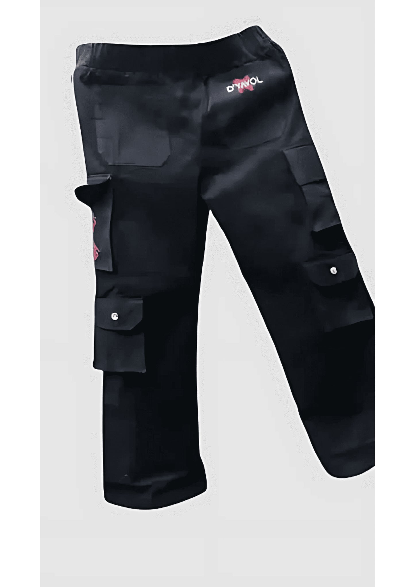 D’YAVOL Black Cargo Pants
