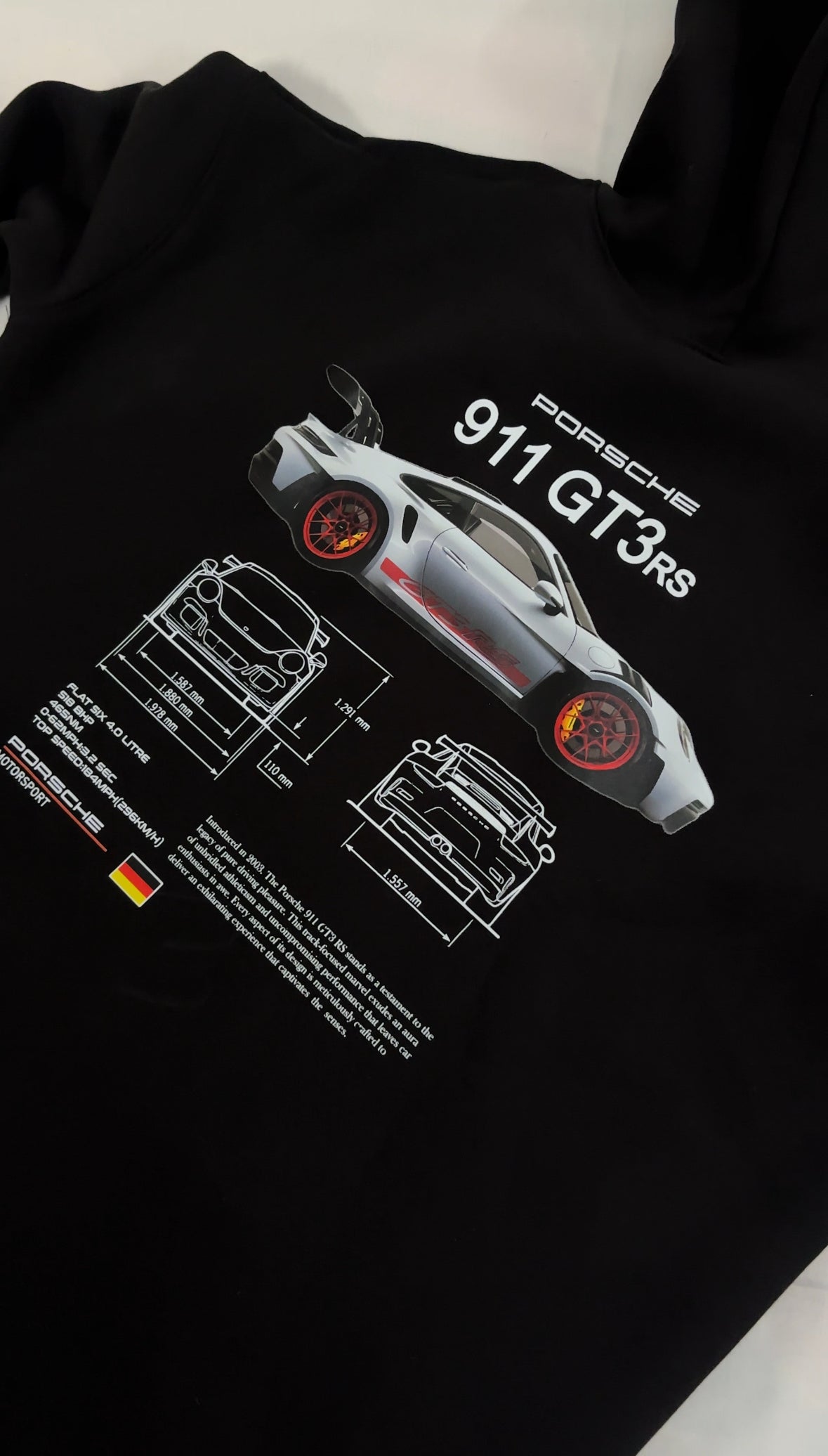 Porsche Black Hoodie
