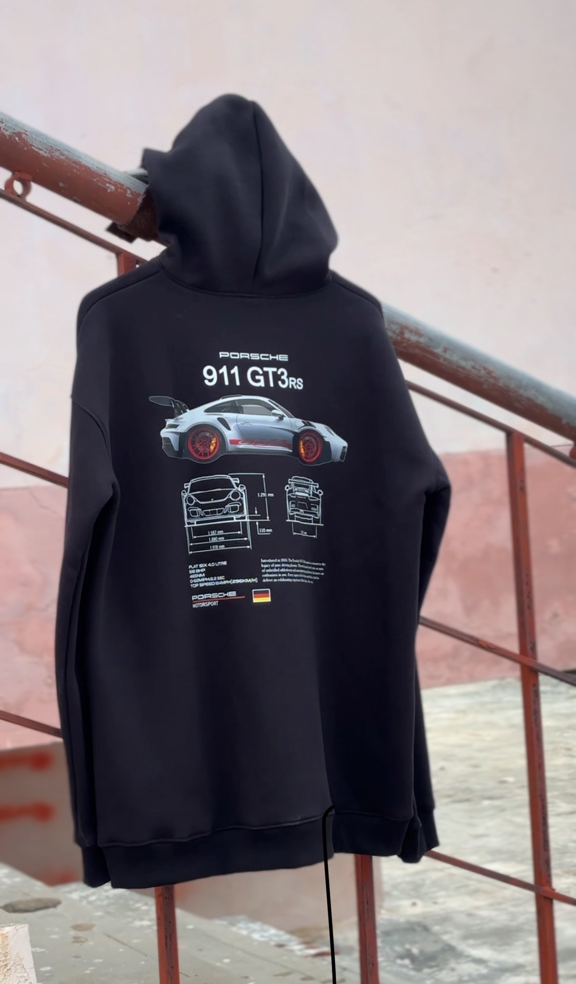 Porsche Black Hoodie