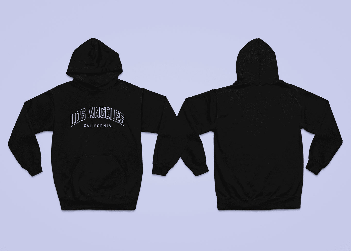 Los Angeles Black Hoodie
