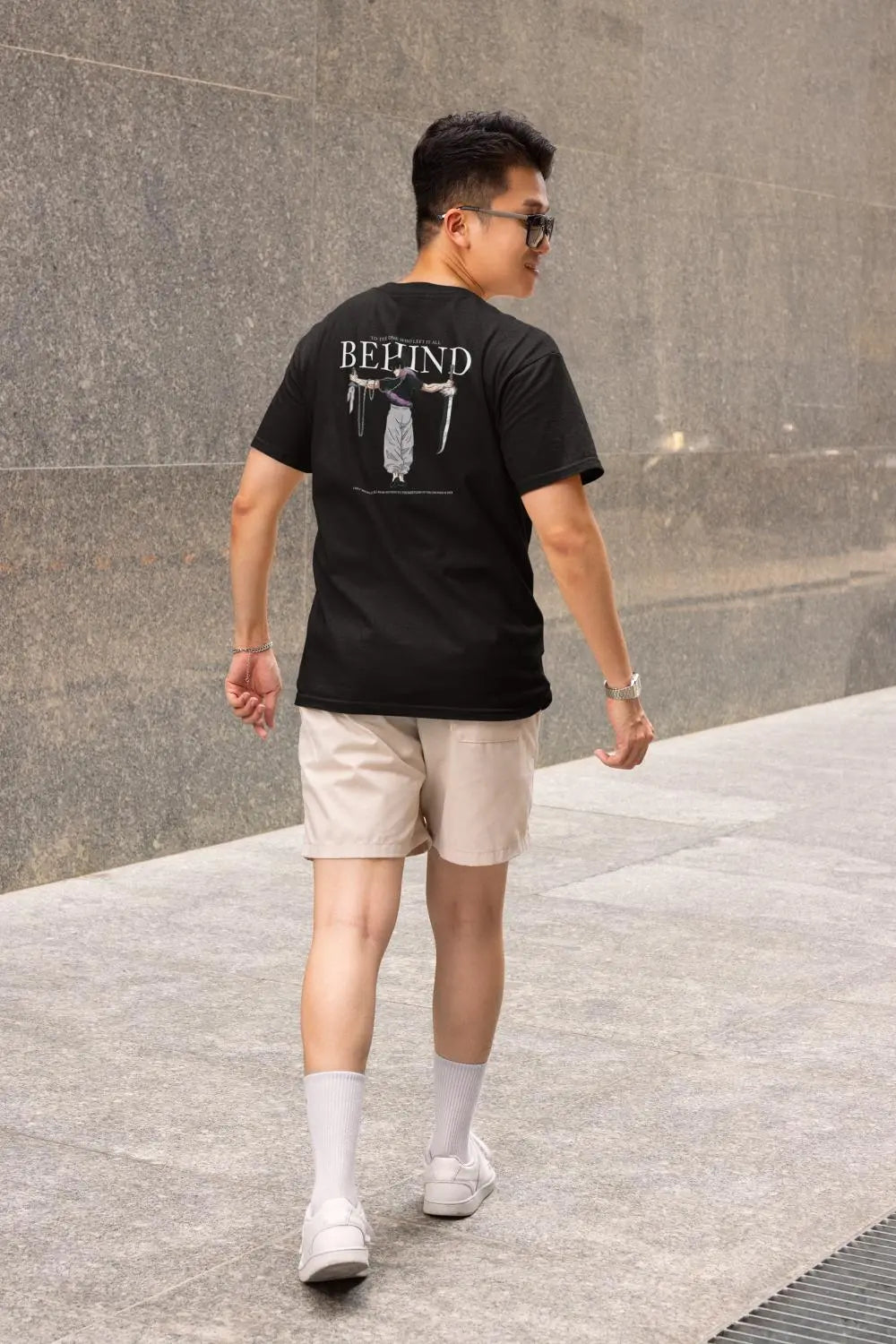 Behind Jujutsu Kaisen Themed Tee