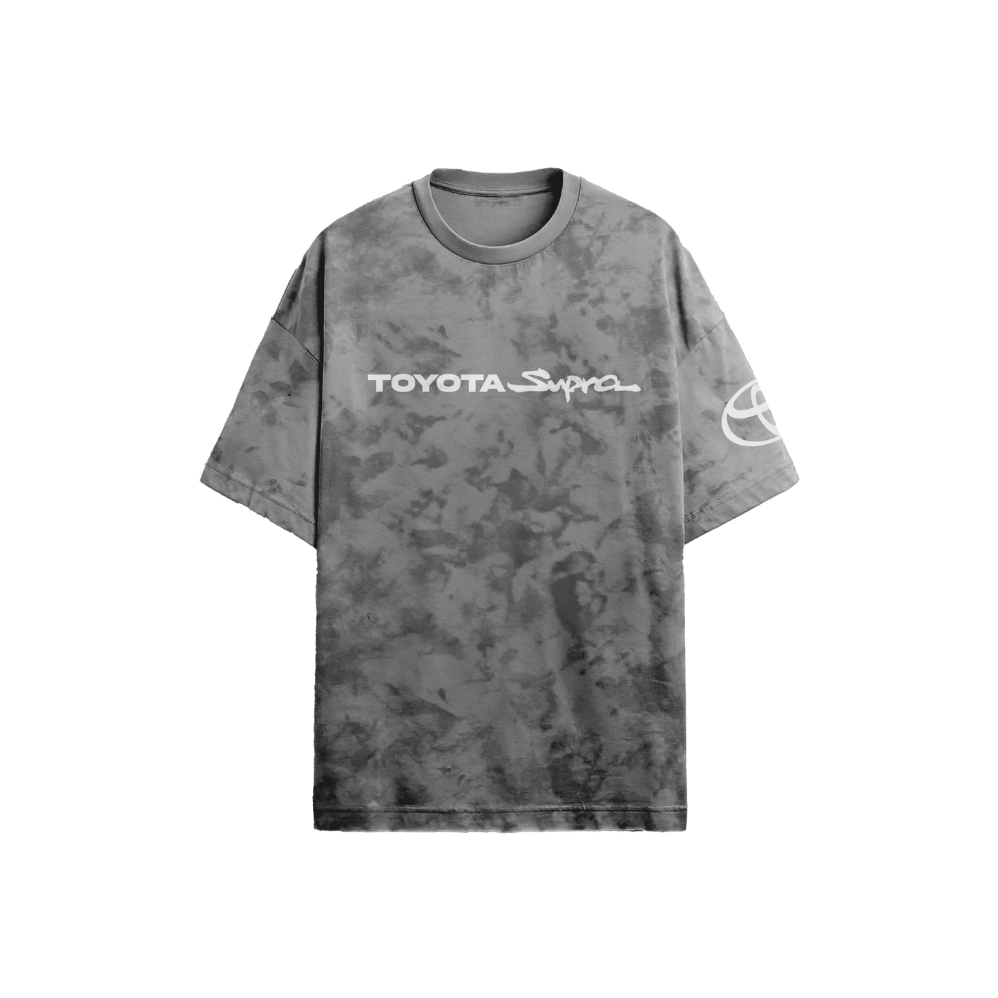 Supra Grey Acid-Wash T-Shirt