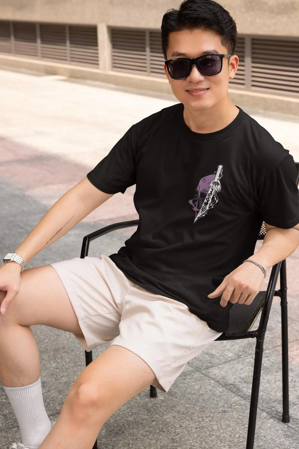 Behind Jujutsu Kaisen Themed Tee