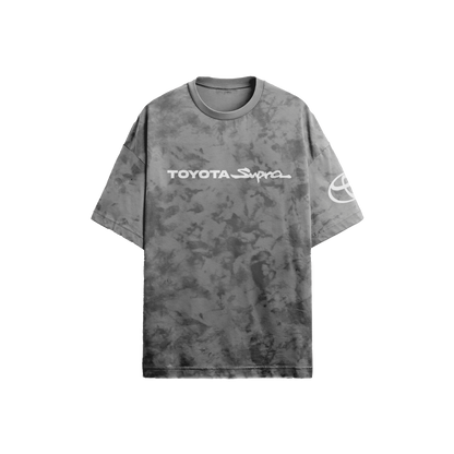 Supra Grey Acid-Wash T-Shirt